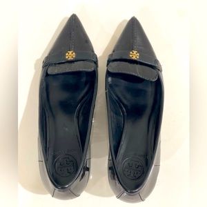 Tory Burch , small heel , leather,  size 8